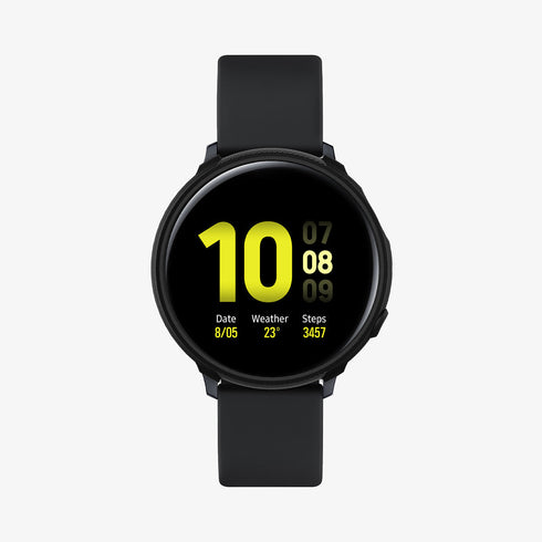 ACS06394 - Galaxy Watch 6 Classic (47mm) Case Liquid Air in matte black showing the front